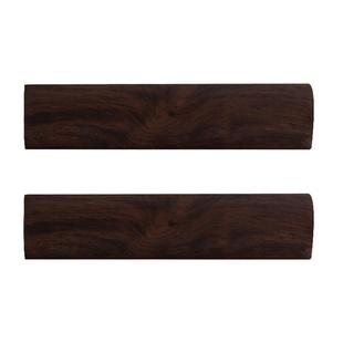 张小凤 黑梓木镇尺 实木书法压纸文镇书画初学木料国画毛笔文房摆件砚台创意原木镇纸专用练字压书神器高颜值