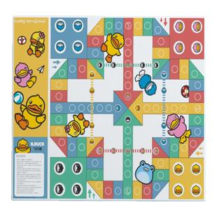 小黄鸭飞行棋可折叠游戏棋便携式儿童小学生幼儿园益智亲子玩具