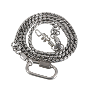 中大型金刚灰鹦鹉专用脚链脚环免费刻字不锈钢蛇骨链不伤脚防脱扣