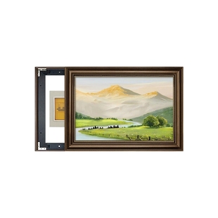 美式电表箱装饰画风景弱电配电箱遮挡挂画电闸箱壁画电源总开关画