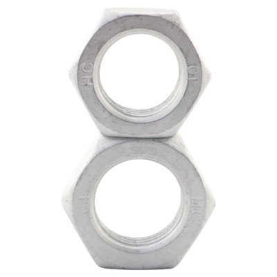 10级达克罗薄螺母细牙螺帽GB6173六角扁螺帽M8-M30