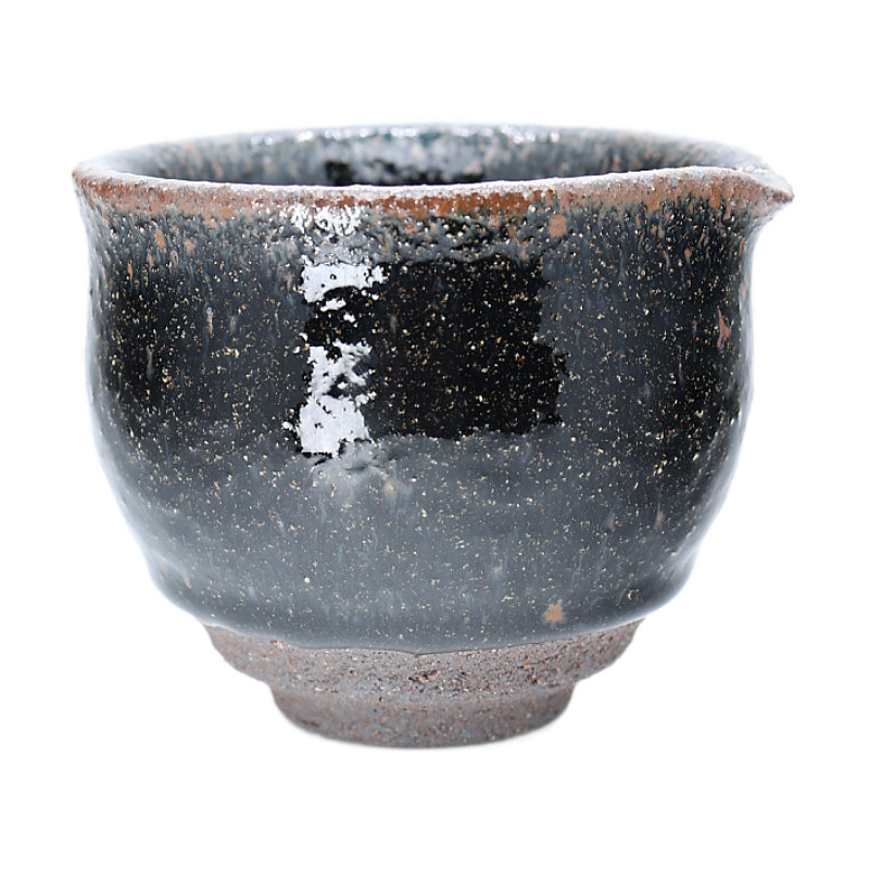 柴烧建盏纯手工兔毫曜变茶盏