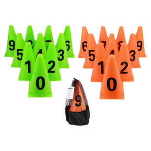 数字标志桶足球训练标志桶训练器材障碍物篮球训练器材可田径用