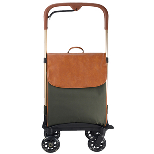 步丁老人购物买菜手推车万向轮轻便携行李扶手拉杆箱家用刹车助行