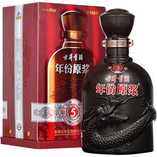 古井贡酒年份原浆古5-45度500ml*1瓶浓香型酒水官方自营