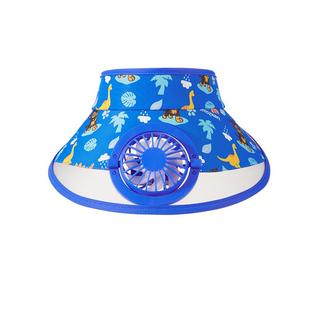 汪汪队儿童沙滩专业防晒帽带风扇大帽檐男童空顶帽女童遮阳帽夏季
