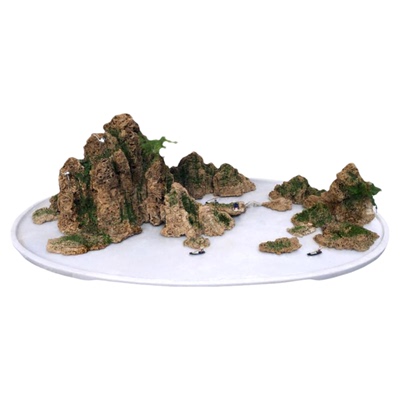 山水假山吸水石盆景奇石中式