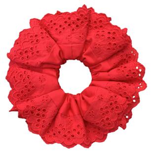 新年红易梦玲同款goodsquish英国设计手工少女韩国进口蕾丝花发圈