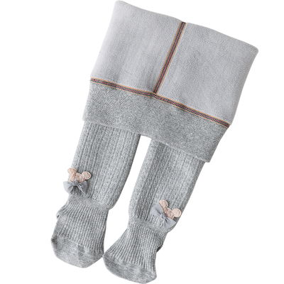 加绒加厚宝宝打底裤缝线工整