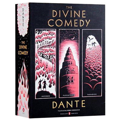英文原版 The Divine Comedy 但丁 神曲 企鹅经典豪华毛边版 英文版
