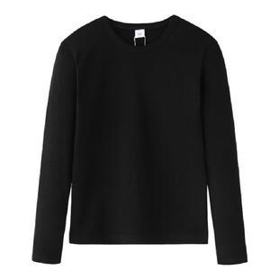 童装2021秋装新款男童百搭修身纯棉v领长袖T恤儿童打底衫T恤上衣