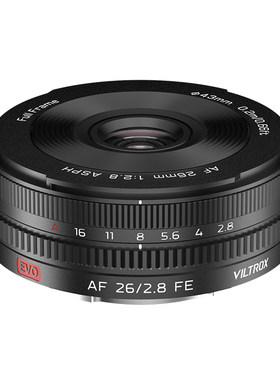 唯卓仕AF26mmF2.8EVO饼干镜头
