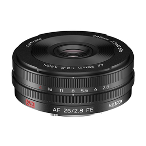 唯卓仕AF26mmF2.8EVO饼干镜头