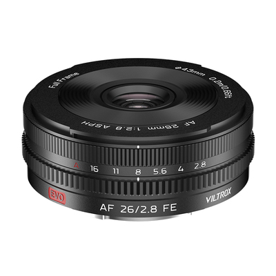 唯卓仕AF26mmF2.8EVO饼干镜头