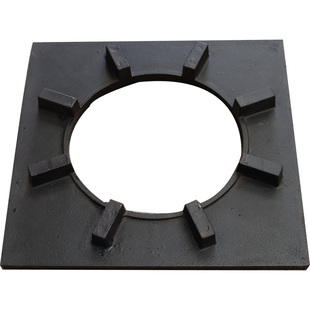 燃气炉灶炉头支架酒店商用沟风板生铁平头煲汤炉花架矮仔炉花板