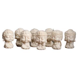 十二生肖八大守护神鹿角根diy手串项链配饰菩提金刚单珠文玩饰品