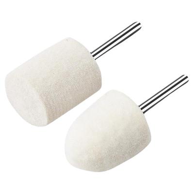 羊毛轮抛光打磨头镜面神器