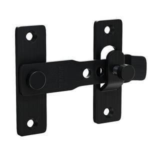 阳台推拉门锁扣免打孔不锈钢防盗锁插销门栓移门锁扣90度谷仓门锁