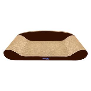 得酷大号猫抓板耐磨猫窝瓦楞纸贵妃椅猫沙发不掉屑加宽加厚磨抓板