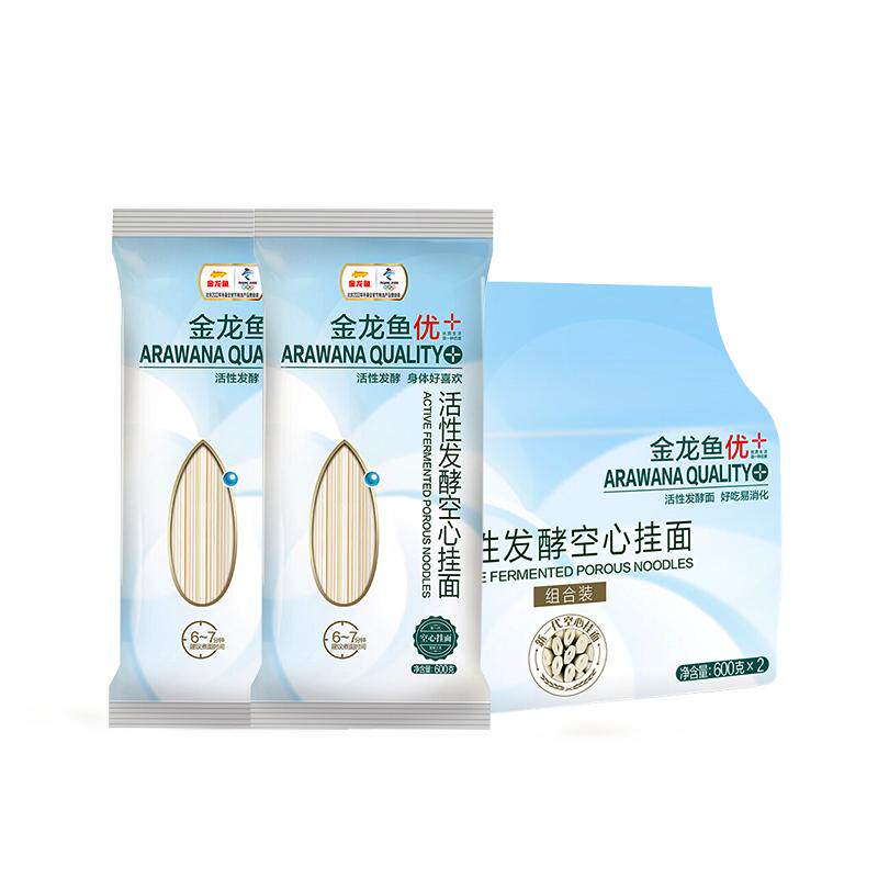 金龙鱼优+活性发酵空心挂面