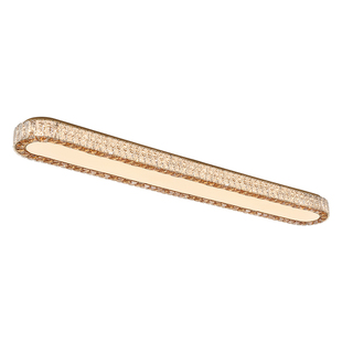 帕莎 现代轻奢过道吸顶灯高级感水晶设计LED走廊阳台长条吸顶灯