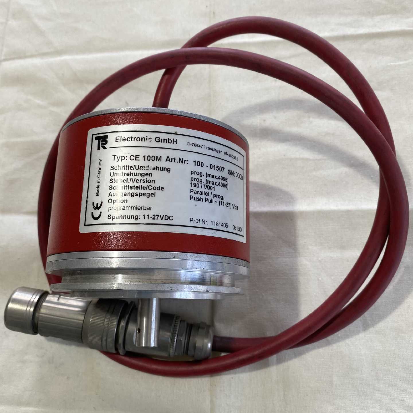 议价帝尔TR ELECTRONIC编码器CE100M 100-01507  D-78647多圈编码