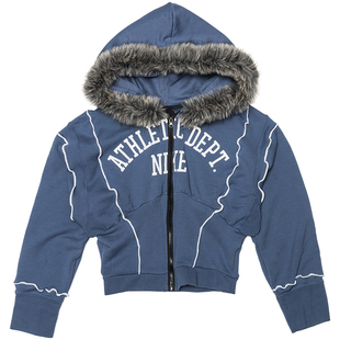 Nike/耐克 Remake 女款座山雕收腰连帽外套可拆毛领春秋ENCOMPASS