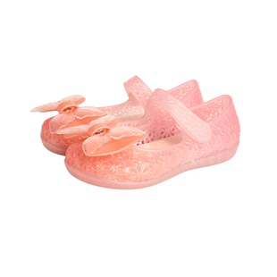 【26新品】MINIDD儿童凉鞋梦幻人鱼夏季魔术贴发光防滑女童公主鞋