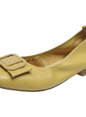轻便平底鞋舒适软皮软底单鞋