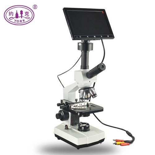 带屏幕显微镜 动物用显微镜 640倍显微镜 猪人工授精实验室设备