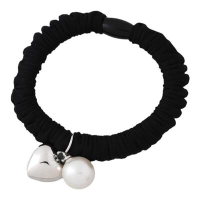 珍珠爱心款马尾发绳优雅发圈头饰