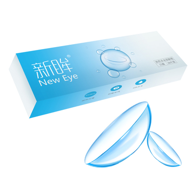 NewEye透明日抛60片装小蓝片清晰舒适一次性高含水量近视隐形眼镜