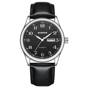 国考公务员考试专用纯机械无电池手表男款女款静音全自动只看时间