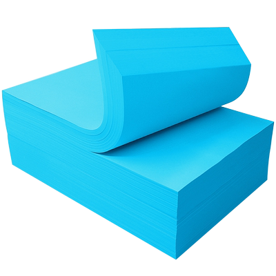 彩色a4复印纸湖蓝手工折纸张