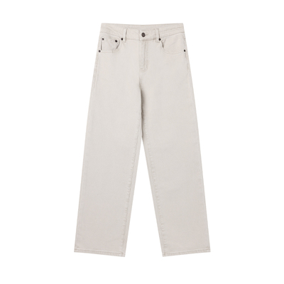 重磅挺括春季直筒牛仔裤