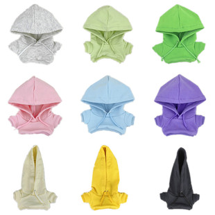 【可定制】现货娃衣10cm15cm20cm40cm棉花娃娃公仔衣服连帽卫衣