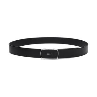 ELLE HOMME真皮腰带2025新款男士不锈钢自动扣皮带商务正装裤带男