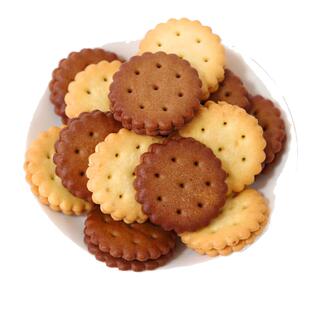 巴米丽塔咸蛋黄 蟹黄 黑糖麦芽饼夹心饼干500g独立袋装休闲零食