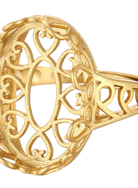 致闺蜜女s925银戒指空托