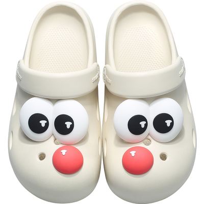 牧童儿童拖鞋大眼仔花园洞洞鞋