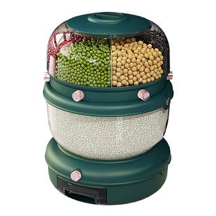 双层可旋转米桶防虫防潮密封家用多功能米缸储米箱五谷杂粮收纳盒