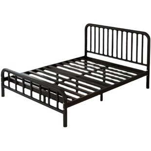 床铁艺床双人床1.5米1.8米现代简约铁床出租屋公寓单人双人床床架
