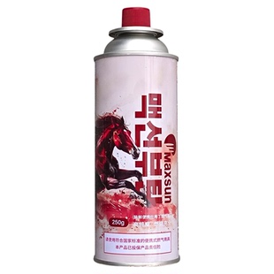 脉鲜礼品卡式炉气罐250g高纯度丁烷瓦斯马年新款户外野炊便携气