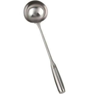 大厨炒勺厨师专用加长饭店炒菜勺子厨师手勺家用商用炒壳8两炒勺