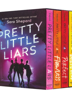 Pretty Little Liars 美少女的谎言4册 纽约时报畅销榜冠军 现象级IP原著 友谊真谛章节小说 青少年英语课外读物 英文原版进口图书
