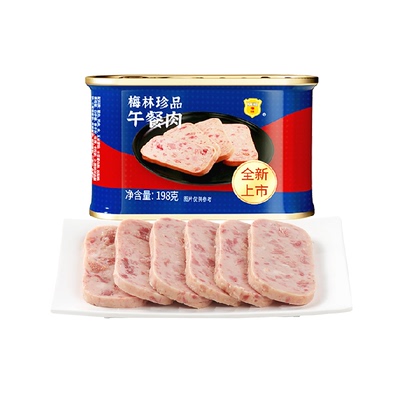梅林午餐肉Q弹可口198g