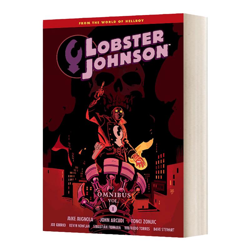Lobster Johnson Omnibus Volume 1 地狱小子衍生 龙虾约翰逊综合卷1 漫画 精装