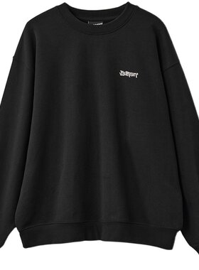 BURNIN* 97’series 纯色无帽横排LOGO卫衣圆领套头卫衣宽松上衣