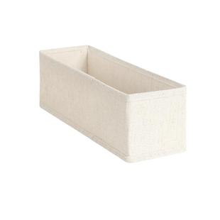 袜子收纳箱家用衣柜装衣物折叠棉麻收纳盒pp底板内衣抽屉桌面利用