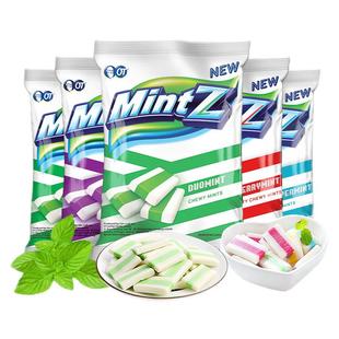 【自营】印尼进口mintz明茨薄荷味软糖清凉糖果口气润喉糖薄荷糖